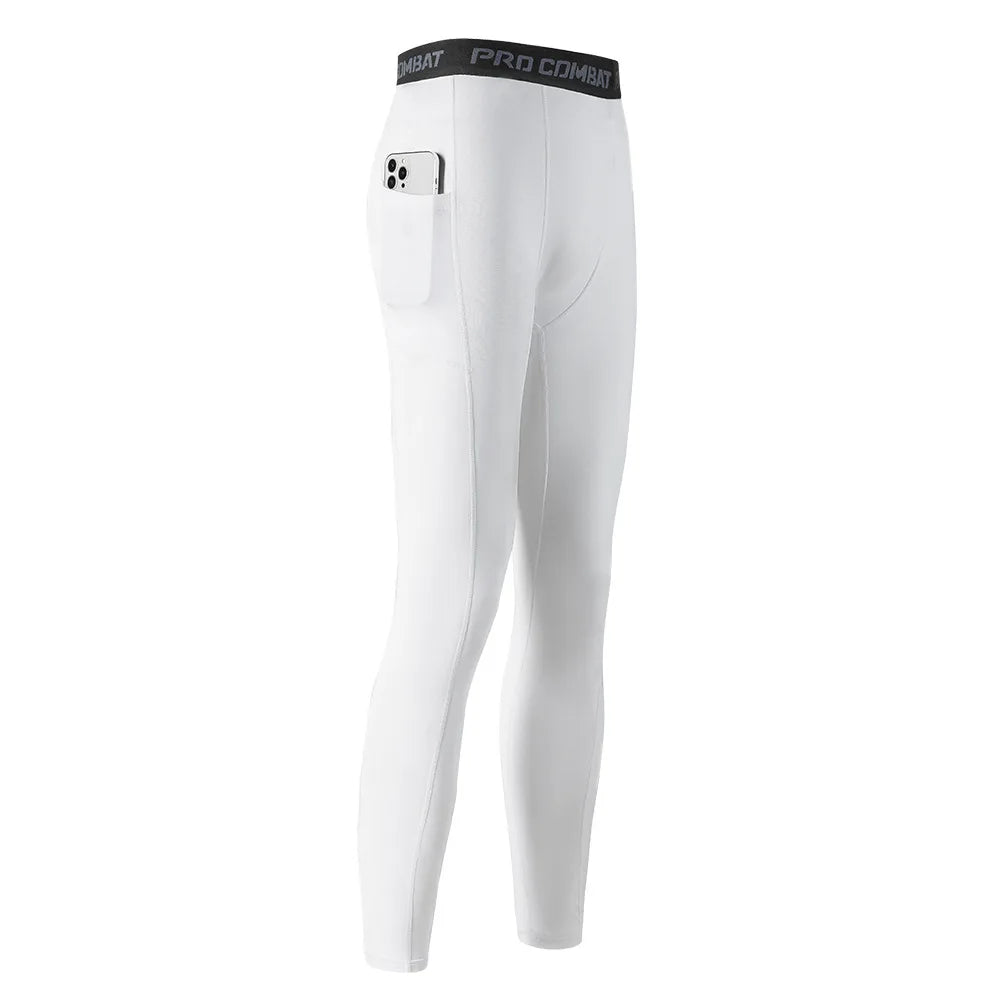 Legging de compression avec poches homme
