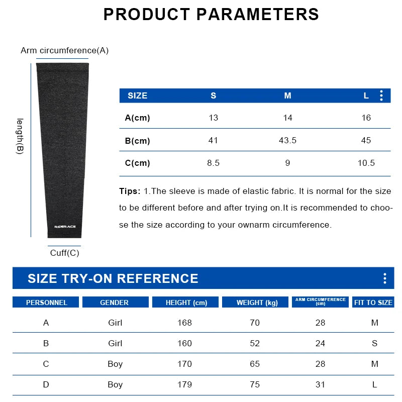 Manchons de compression pour bras