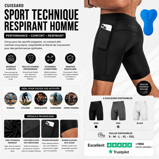 Men's Technical Breathable Cycling Shorts