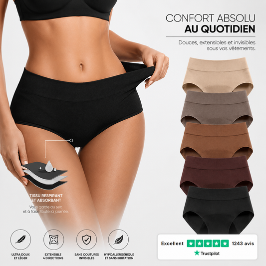 Culotte menstruelle flux abondant & protection 4 couches