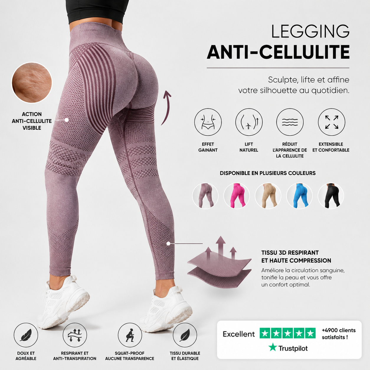 Legging Anticellulite 3D