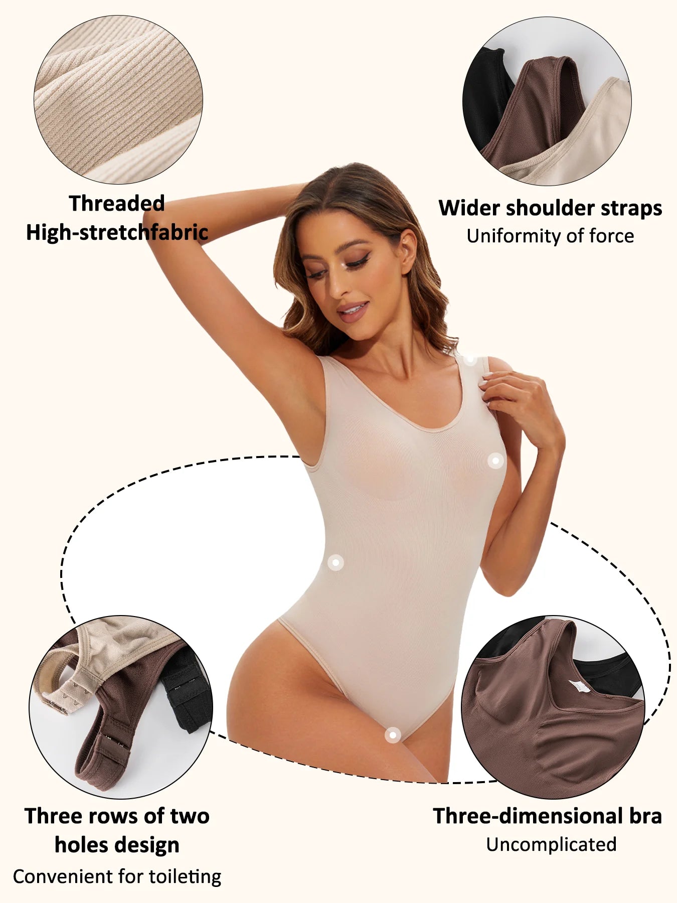 Maillot  de bain  Sculptant  minceur froncé