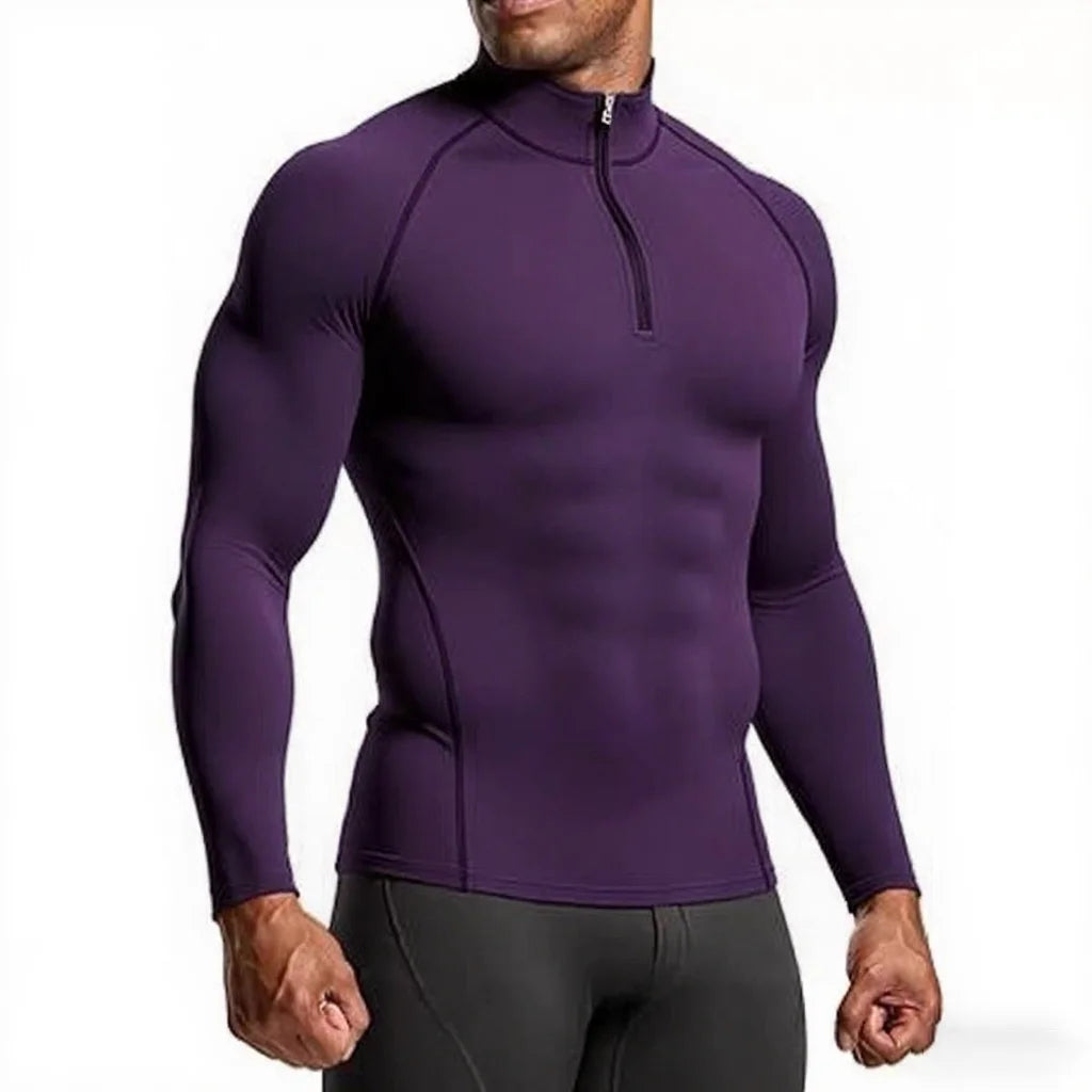 T-shirt de compression longue manche