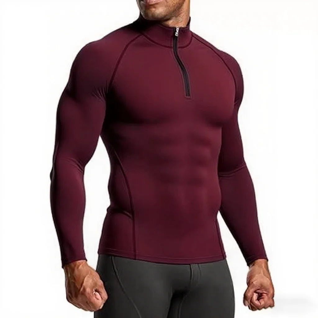 T-shirt de compression longue manche
