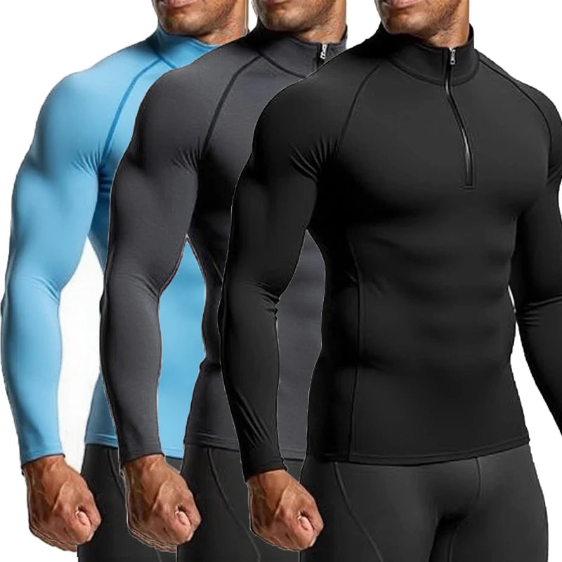 T-shirt de compression longue manche
