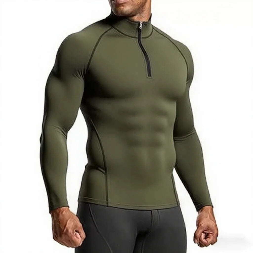 T-shirt de compression longue manche