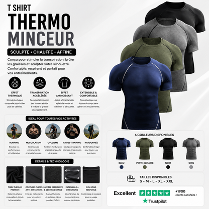 T shirt Thermo  Minceur