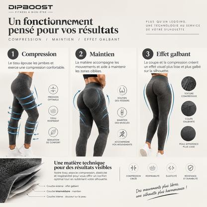 3D-antizellulitische Legging