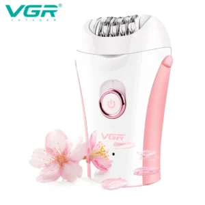 vgr epilator electric leg body underarms portable hair remover 2 speed adjustment hair removal tool epilator for women v 705