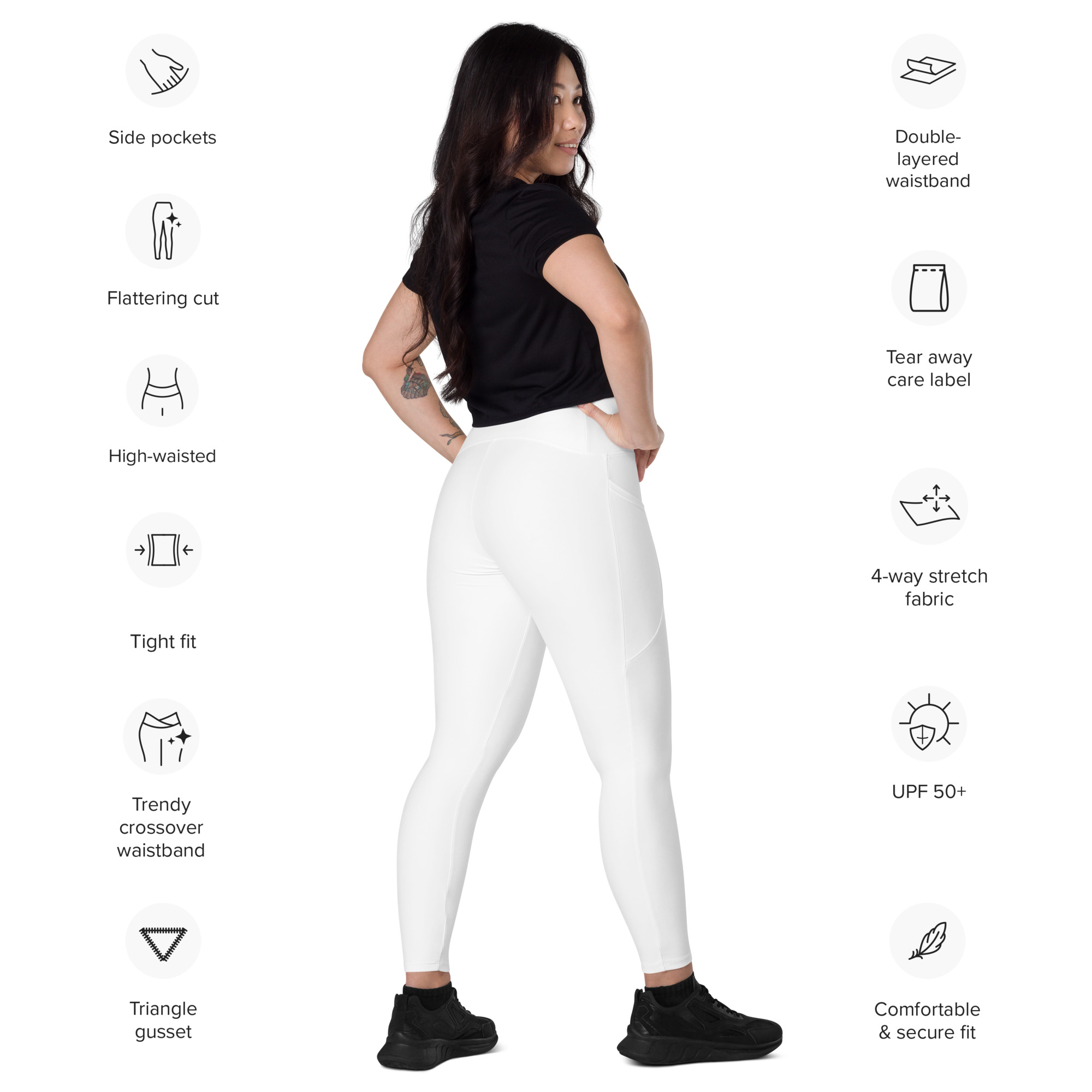 legging croisé dipboost all over avec poches legging croisé dipboost all over avec poches